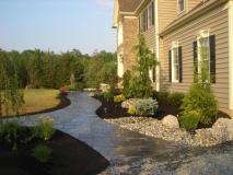 A recent landscape installation job in the area