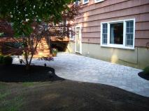 After a completed hardscape contractor project in the area