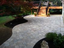A recent hardscape contractors job in the area