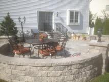 A recent hardscape contractors job in the area